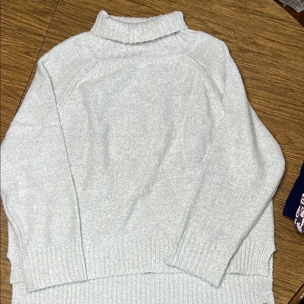 Baltic Born Soft Gray Turtleneck Sweater